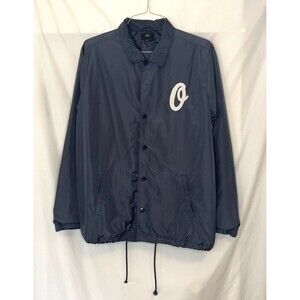 Men’s OBEY Dark Gray Button-up Jacket Size L
